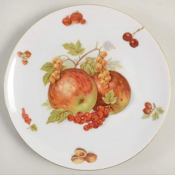 Bavaria-Fruit Design Salad Plates- Set 6 - Picture 5 of 9